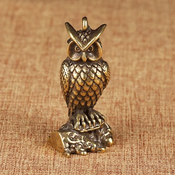 Collectible Brass OWL pendant - Picture 4 of 8